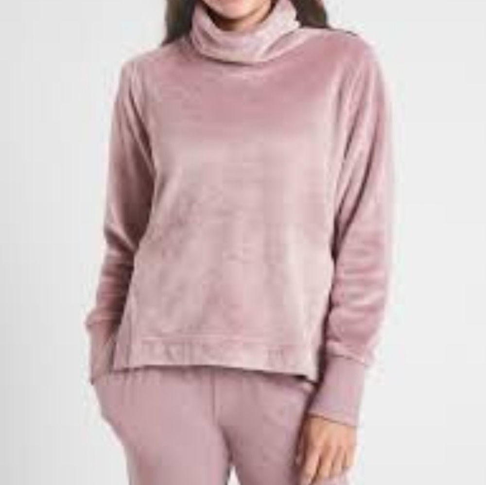 Athleta Double Cozy Karma Funnel Neck Sweatshirt‎